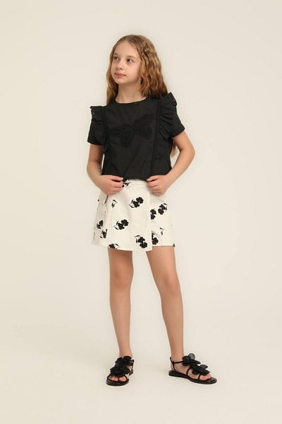 HAUSEkids 5-14 Years Butterfly Mahra Girl's Suit-Black