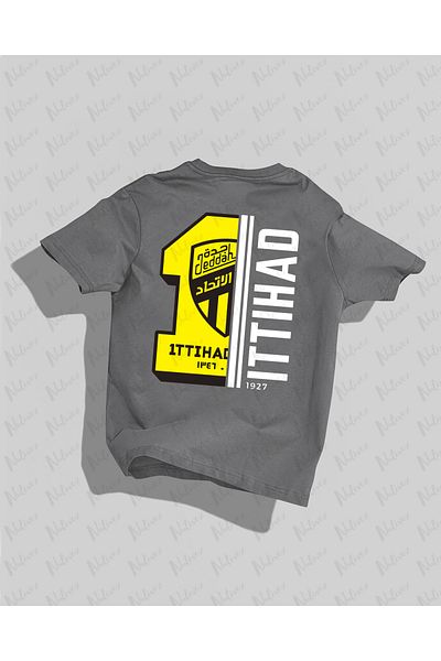 Nulivez Ittihad Design Back Printed High Quality Compact Unisex Oversize T-Shirt