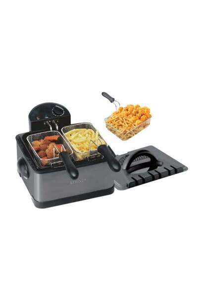 Rebon Electric Oil Fryer 4L - 2000W - Black