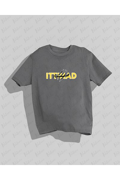 Nulivez Ittihad Design Back Printed High Quality Compact Unisex Oversize T-Shirt