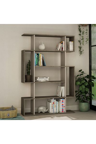 Mourah Home Mito 6-Tier Bookcase – Floor Cabinet & Display Book Shelf for Living Room/Bedroom