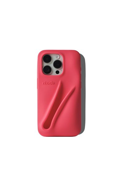 rhode Road Hailey Bieber Lip Balm Holder Case - Guava Spritz iPhone 15 Pro 25
