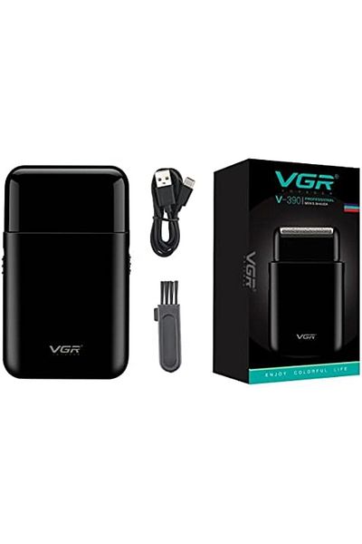 VGR V-390 Professional Electric Ultra Thin Shaver Rechargeable Razor for Face Care Beard Trimmer Rec