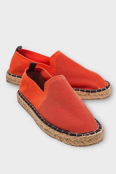 Liger Unisex Handmade Knitwear Espadrille ORANJ