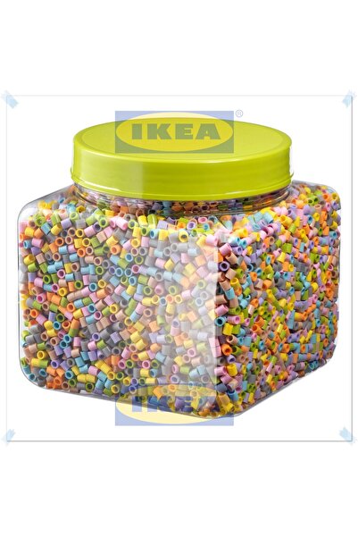 IKEA Pyssla Pastel Renklerde Boncuk, Yaklaşık 13.000 Adet