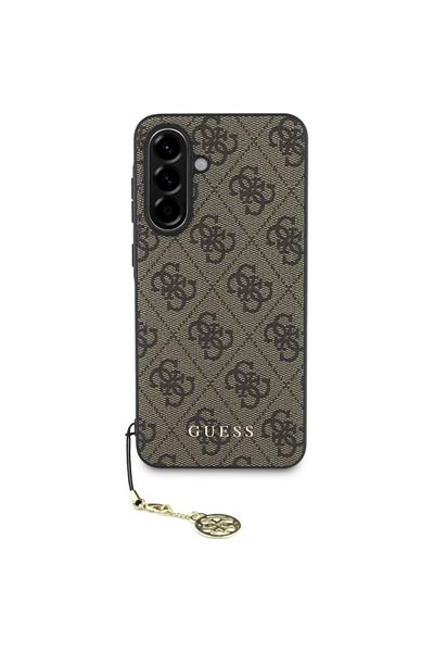 Guess Case for Samsung Galaxy A56 5G, Guess, Hardcase Charm, Brown