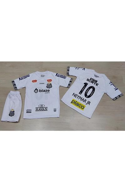 DAYIBALI DÜKKAN Dayibali Santos Neymar Jr 2024 -25 White Kids Kit (10)