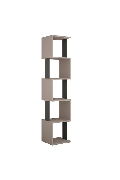 Mourah Home Piri 6-Tier Corner Bookcase – Modern Storage Unit Display Book Shelf for Any Room Decor