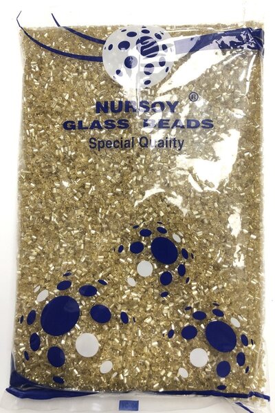 Limelia Жълти нарязани мъниста 2 мм 500 г