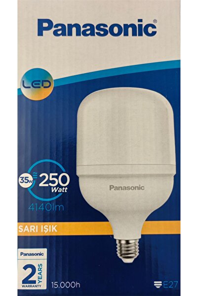 PANASONIC 35W SARI IŞIK 3000K TORCH LED AMPÜL 20CM BOYUTU YÜKSEK AYDINLIK