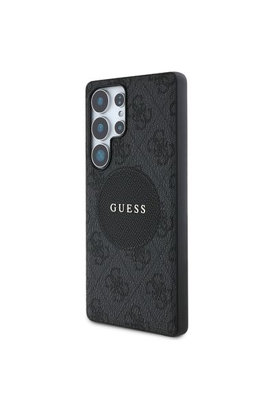 Guess Case For Samsung Galaxy S25 Ultra, Circle Classic Logo Magsafe, , Black
