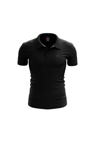 raru Polo T-shirt PIUS CRNI