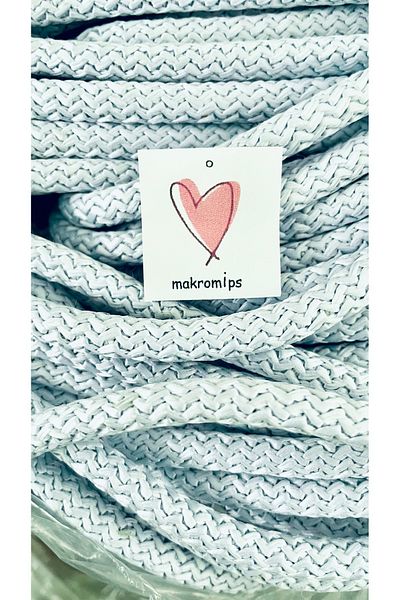Makromİps Macrome Rope (10 m) Sewable Tres Polyester Woven Rope Cable Raceway Knitting Hobby Multipurpose Rope
