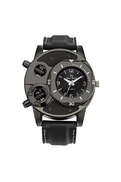 REDz Accessories Ρολόι Super Speed ​​V8, Ανδρικό, Σχεδιασμός Steampunk, Δερμά...