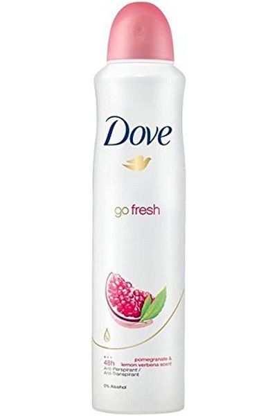 Dove مزيل عرق جو فريش، 250 مل، برائحة الرمان والليمون، عبوة من 6 قطع