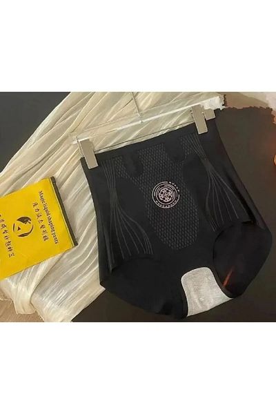 SAUNA SUIT Women's High Waist Seamless Corset Panties |   Seamless and Non-Slip Waist Ionizer Panty Corset with Underwire Support