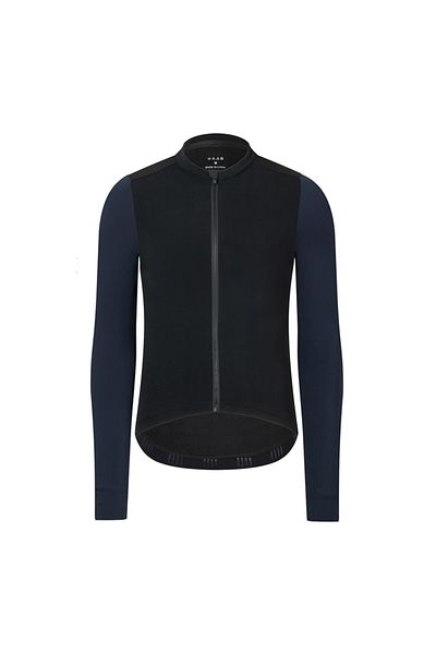 Rsantce Asia-XXL Black-Dark Blue Rsantce 2024 Winter Thermal Fleece Cycling Jersey Top MTB Bike Outdoor Men'