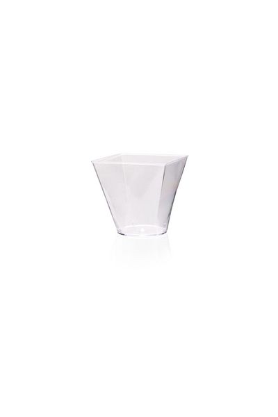 RUBİKAP 60 Cc Hard Plastic Presentation Container-Catering Container 25 Pcs
