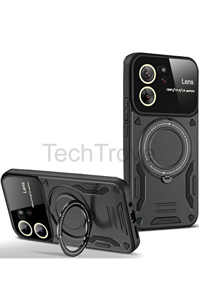TechTrove Xiaomi Mi 13T Kılıf Kamera Korumalı Stand Özellikli Maksimum Darbe ...