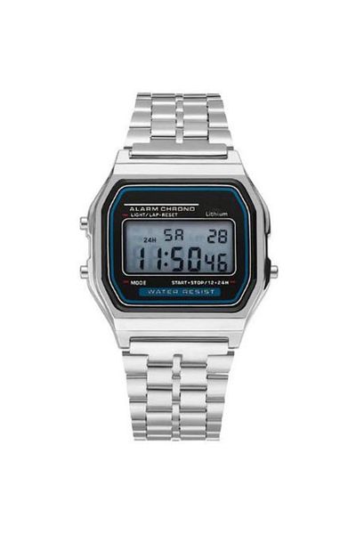 REDz Accessories Digital Watch, Ultra-thin Model, Stainless-steel, Silver