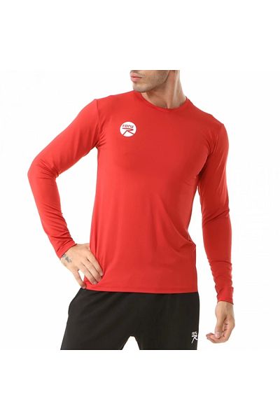 raru تي شيرت بأكمام طويلة Vivus Red