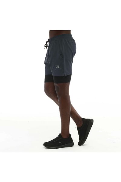 raru Unisex Σορτς Pan Navy Blue