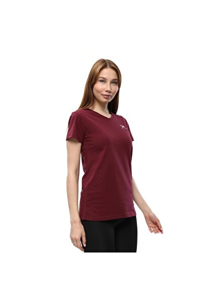 raru Γυναικείο T-Shirt MULIER CLARET RED - 100% βαμβάκι