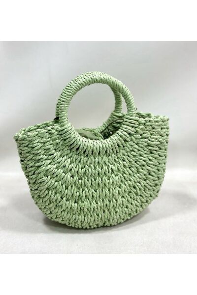 RAMAZAN YARDIMCI BAG COLLECTİON HASIR EL VE OMUZ ÇANTA - KÜÇÜK BOY