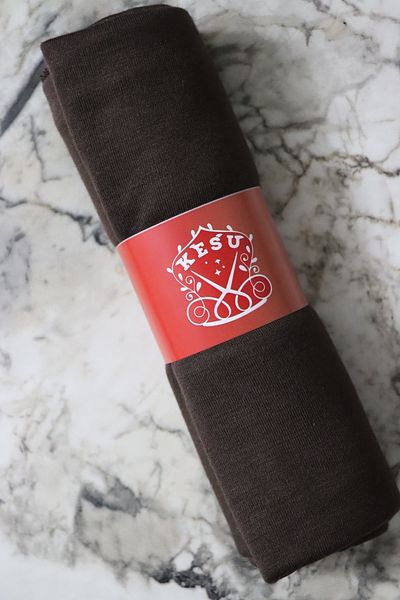 Kesu Combed Cotton Shawl (Bitter Brown)