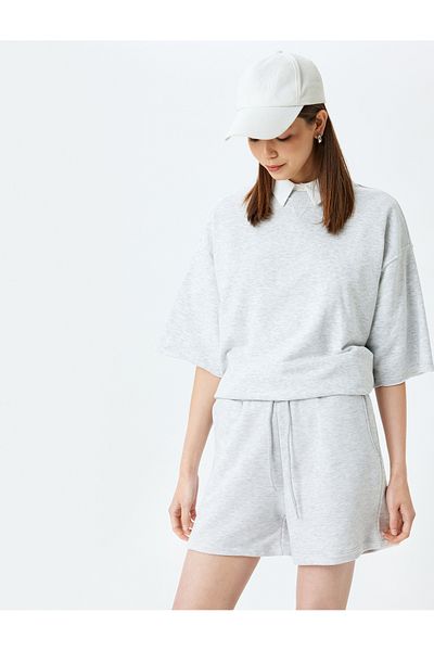 Koton New Season Pocket Detailed Laced Waist Comfortable Shorts