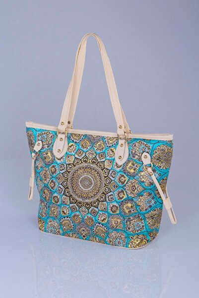 MODA Ethnic Ottoman Patterned Woven Women's Shoulder Bag