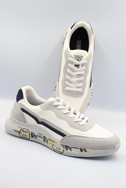 RODEO Ανδρικά λευκά καθημερινά άνετα εύκαμπτα ορθοπεδικά παπούτσια sneaker με εγγύηση