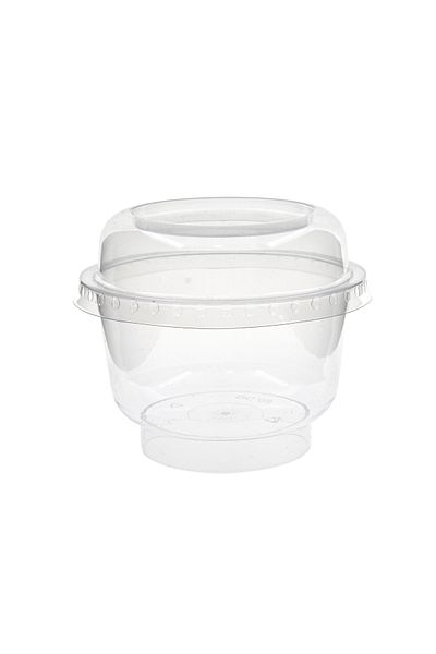 RUBİKAP 200 ml Hard Plastic Foot Bowl+Lid 30 Pcs