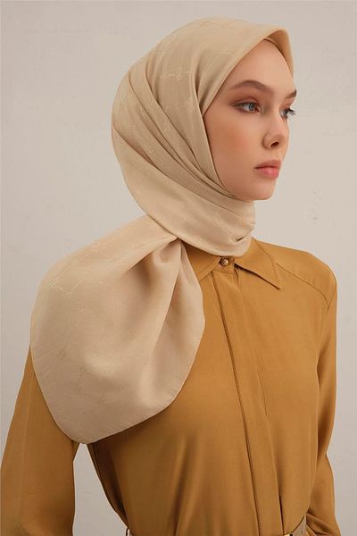 Armine Κασκόλ Lyocell 4 95 X 95 Μπεζ - 64