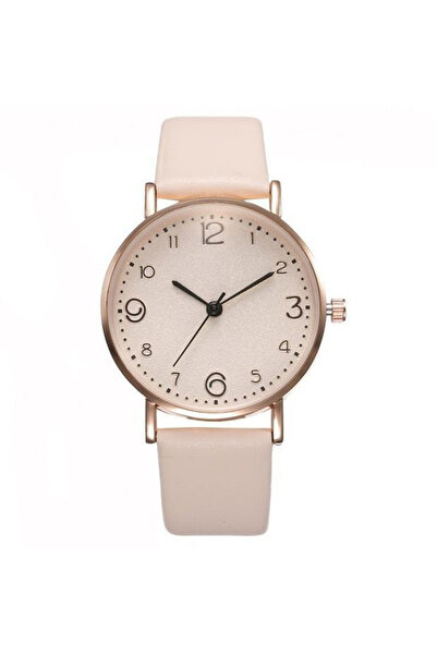 REDz Accessories Women's Watch, Reloj Model, Leather, White/Gold