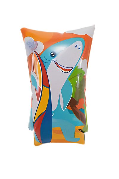 Go İthalat Children's Sea Sleeve Patterned 33X17Cm 6-12 Years Old Girl Boy Swimming Pool Sleeve Bagel Sleeve & Bagel