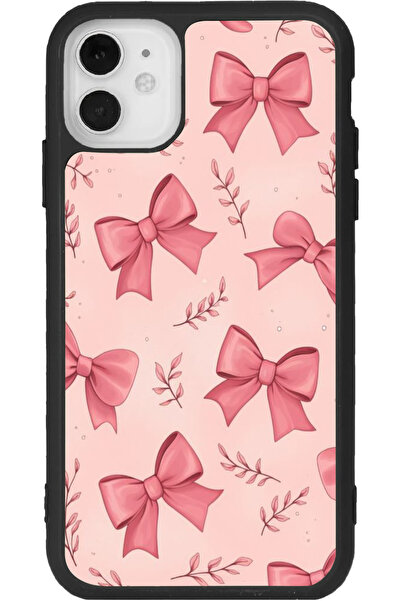 Aksel Kılıf متوافق مع هاتف iPhone 11، مطبوع، لون أسود غير لامع، سيليكون ناعم،...