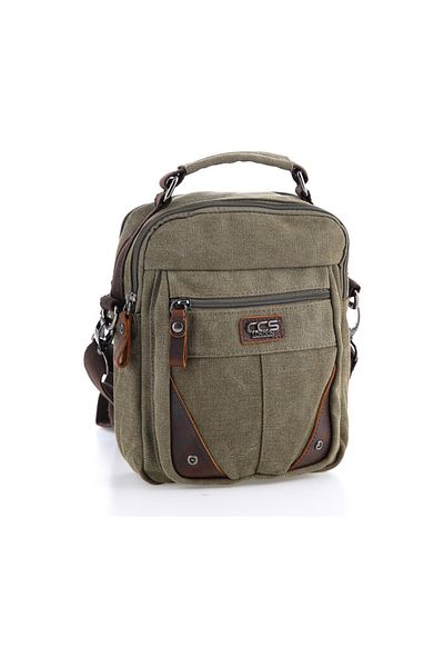 ÇÇS Canvas Shoulder Strap Handbag