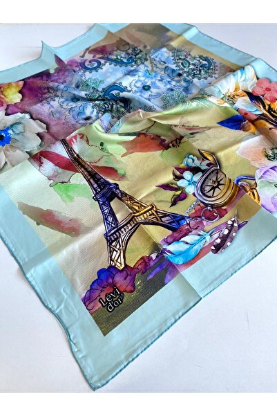 Levidor Μεταξωτό μαντήλι Tivil 46996 Πράσινο Μέντα Μικτό σχέδιο