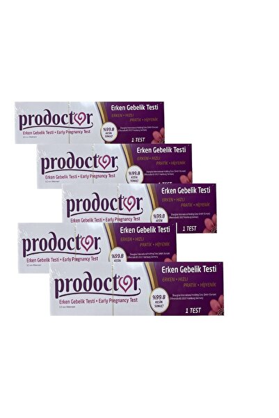 Prodoctor Erken Gebelik Testi %99.8 Kesin Sonuç X 5 Adet (Early Pregnancy Tes...
