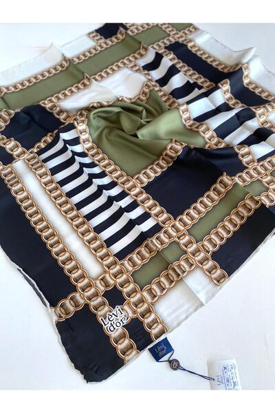 Levidor Μεταξωτό μαντήλι Tivil 46889 Μαύρο Μικτό σχέδιο