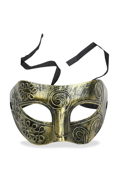 Skygo Gold Antique Face Mask - Antique Style Prom Mask