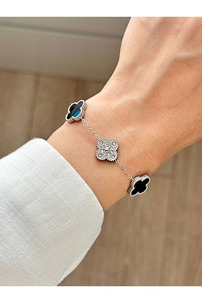 YOUES JEWELRY 316L Steel Bracelet Pearlescent Women Men Unisex Bracelet Double Sided Bracelet