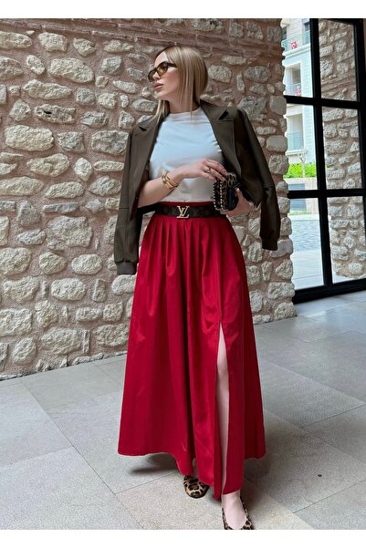 RAVİ Yırtmaç detaylı etek