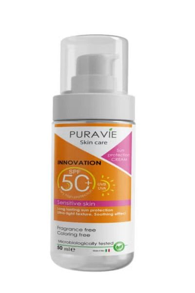 puravie Sunscreen 50ml for sensitive skin - perfect protection for your skin