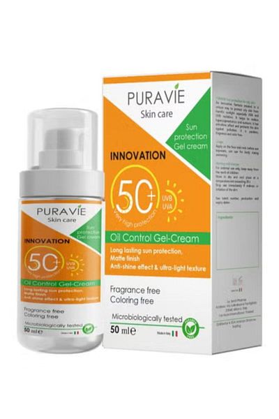 puravie Sunscreen 50ml for oily skin - superior sun protection