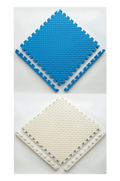 CARPAZAR Tatami Eva Mat Çocuklar İçin Köpük Halı Matı Puzzle Geçmeli Oyun Spor Kaymaz Mat 16 adet 50x50 13mm