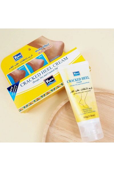 YOKO Cream Cracked Heel 50gm --- يوكو كريم تشققات عقب القدم 50جرام
