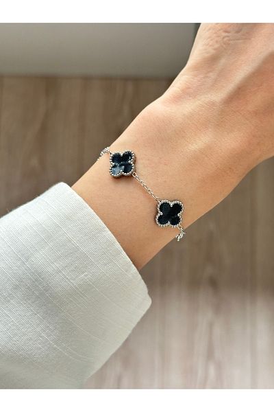 YOUES JEWELRY 316L Steel Bracelet Pearlescent Women Men Unisex Bracelet Double Sided Bracelet