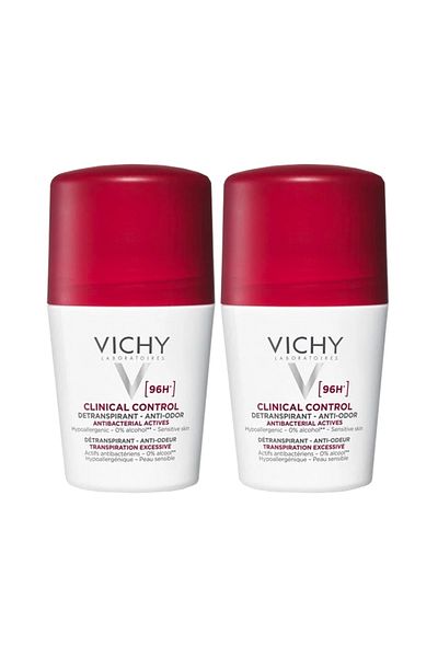 Vichy - مزيل عرق رول أون للبشرة الحساسة يدوم 96 ساعة